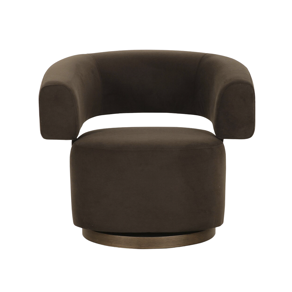 Fauteuil Bruna marron