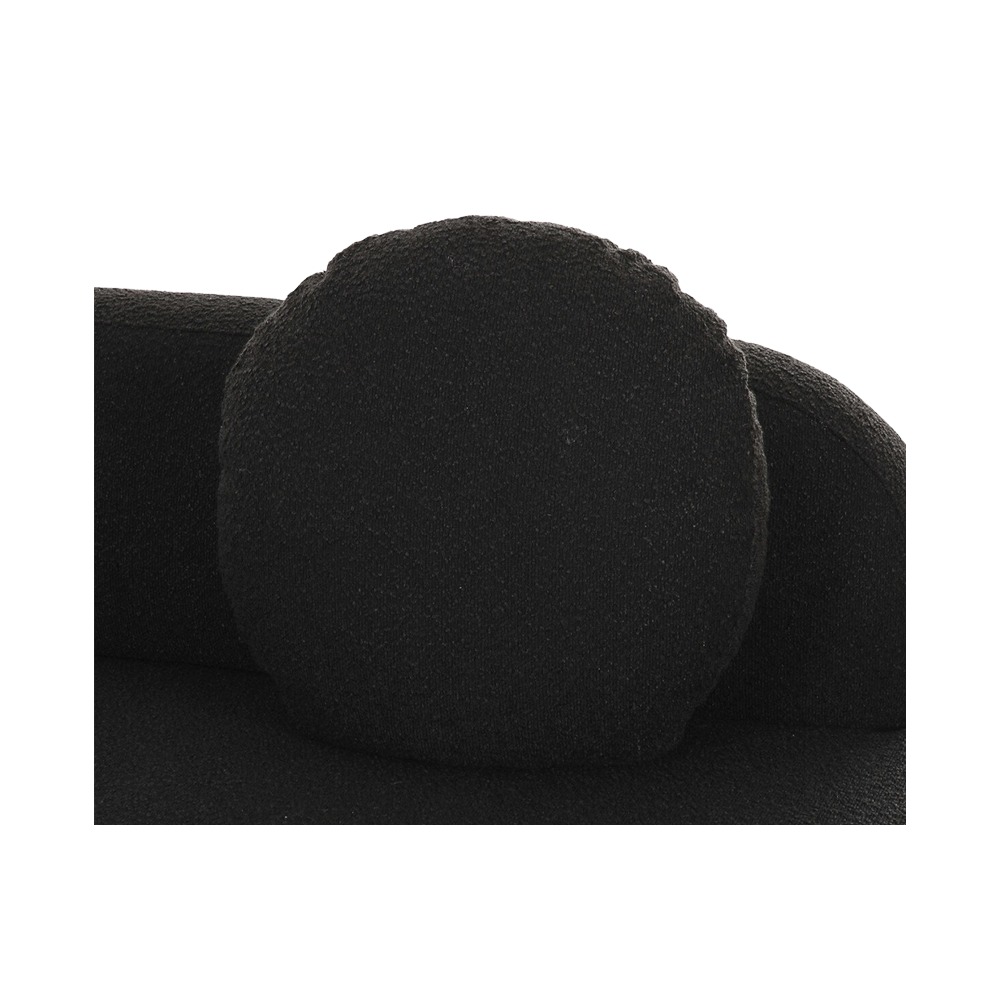 Canapé sectionnel Horizon Boucle noir