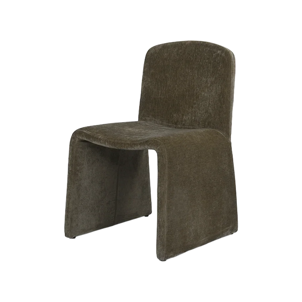 Chaise de salle à manger Kuna verte