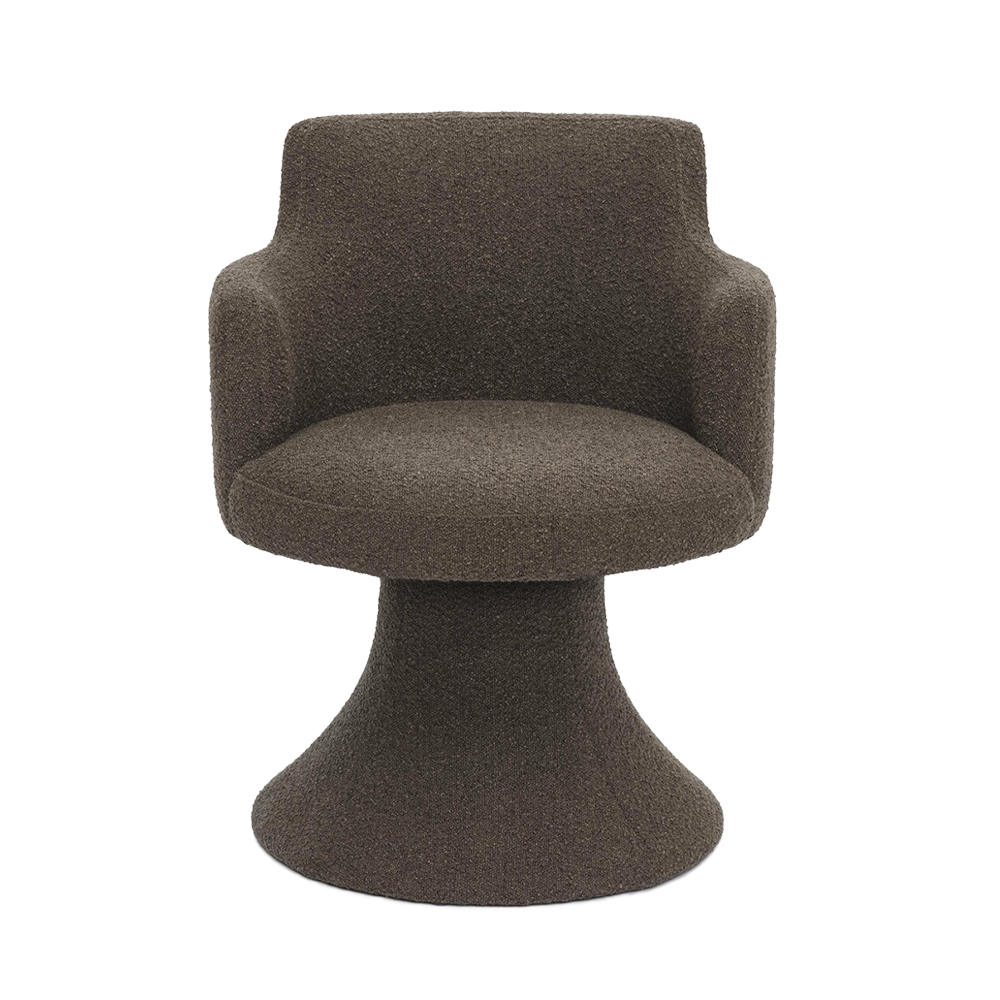 Chaise de salle à manger marron moka