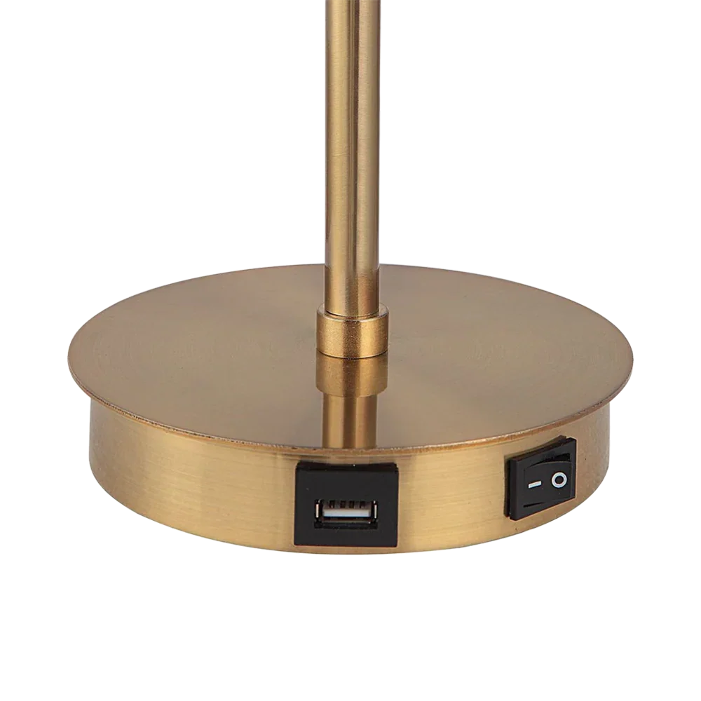 Lampe de bureau Moda dorée