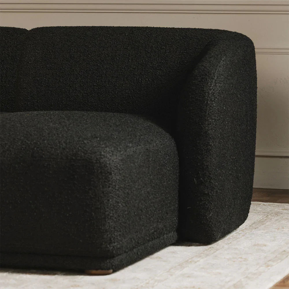 Canapé d'angle Nomad Black Boucle