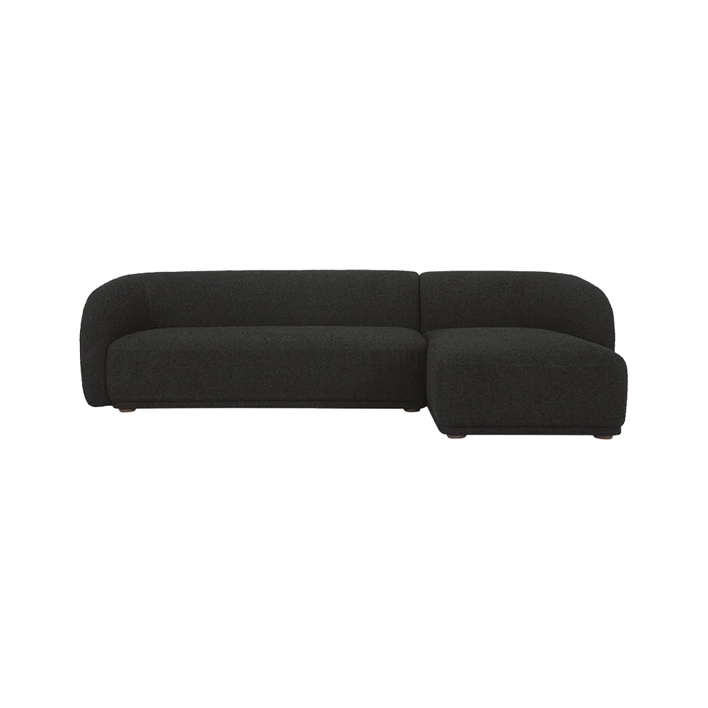 Canapé d'angle Nomad Black Boucle