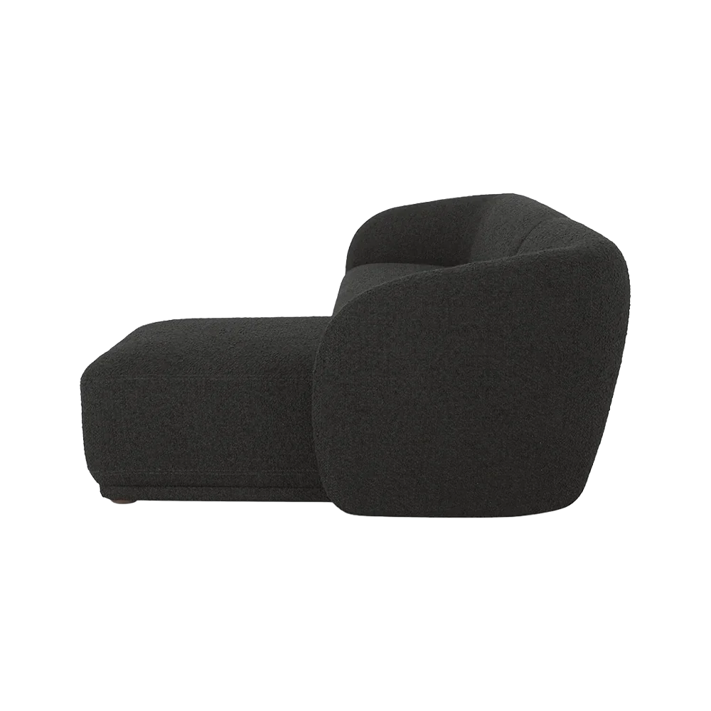 Canapé d'angle Nomad Black Boucle
