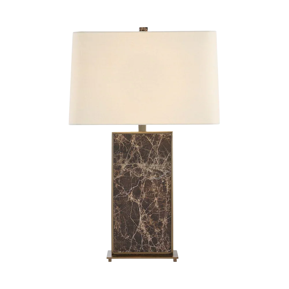 Lampe de table en obsidienne