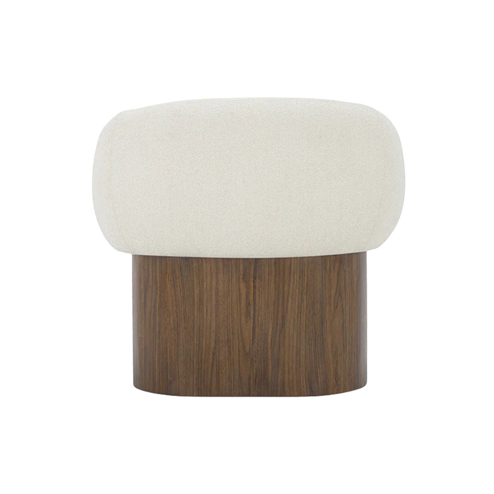 Fauteuil de salon Orlo crème