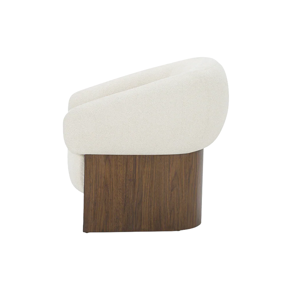 Fauteuil de salon Orlo crème
