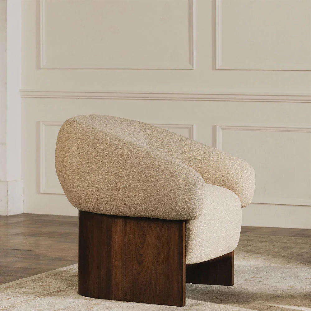 Fauteuil lounge Orlo Tan