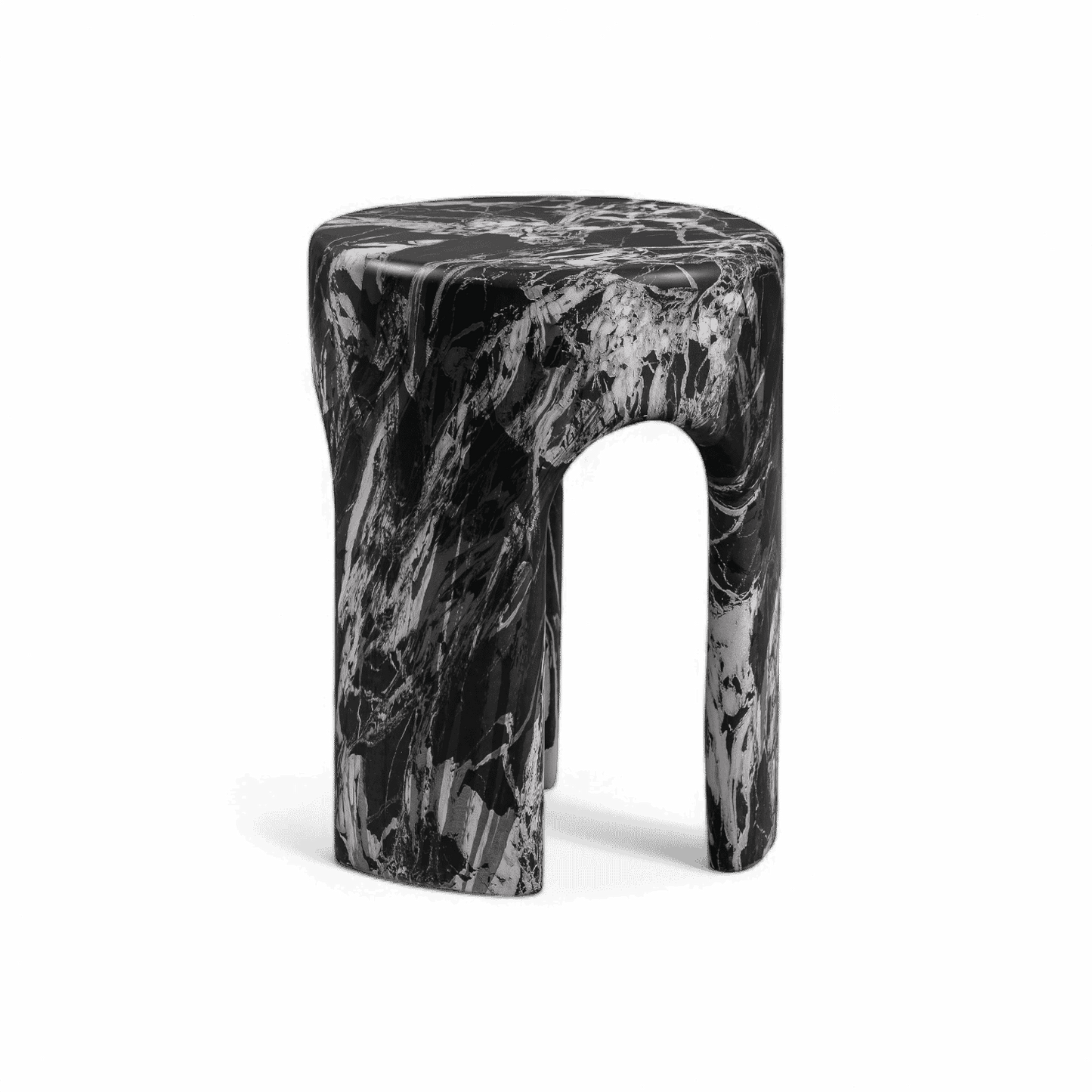 Table d'appoint en microciment Aurelia