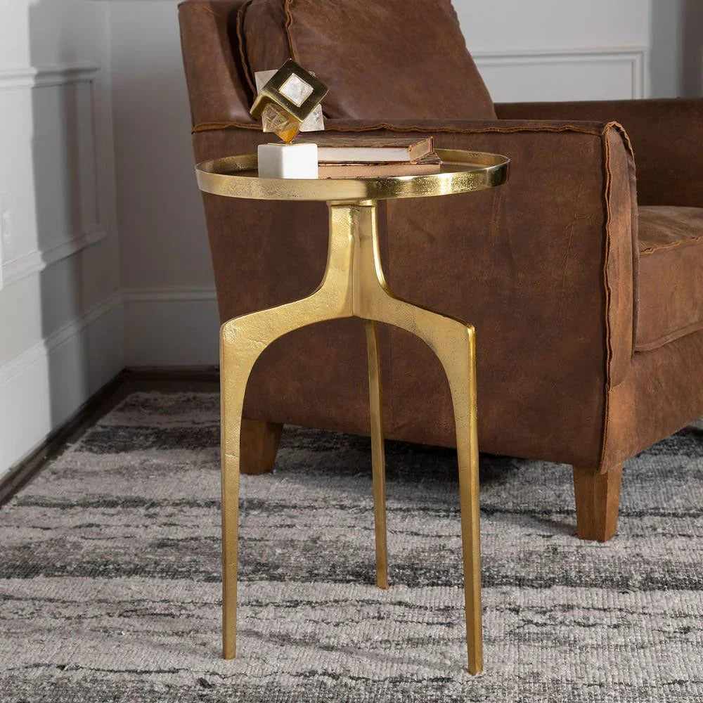 Table d'appoint Vesper dorée