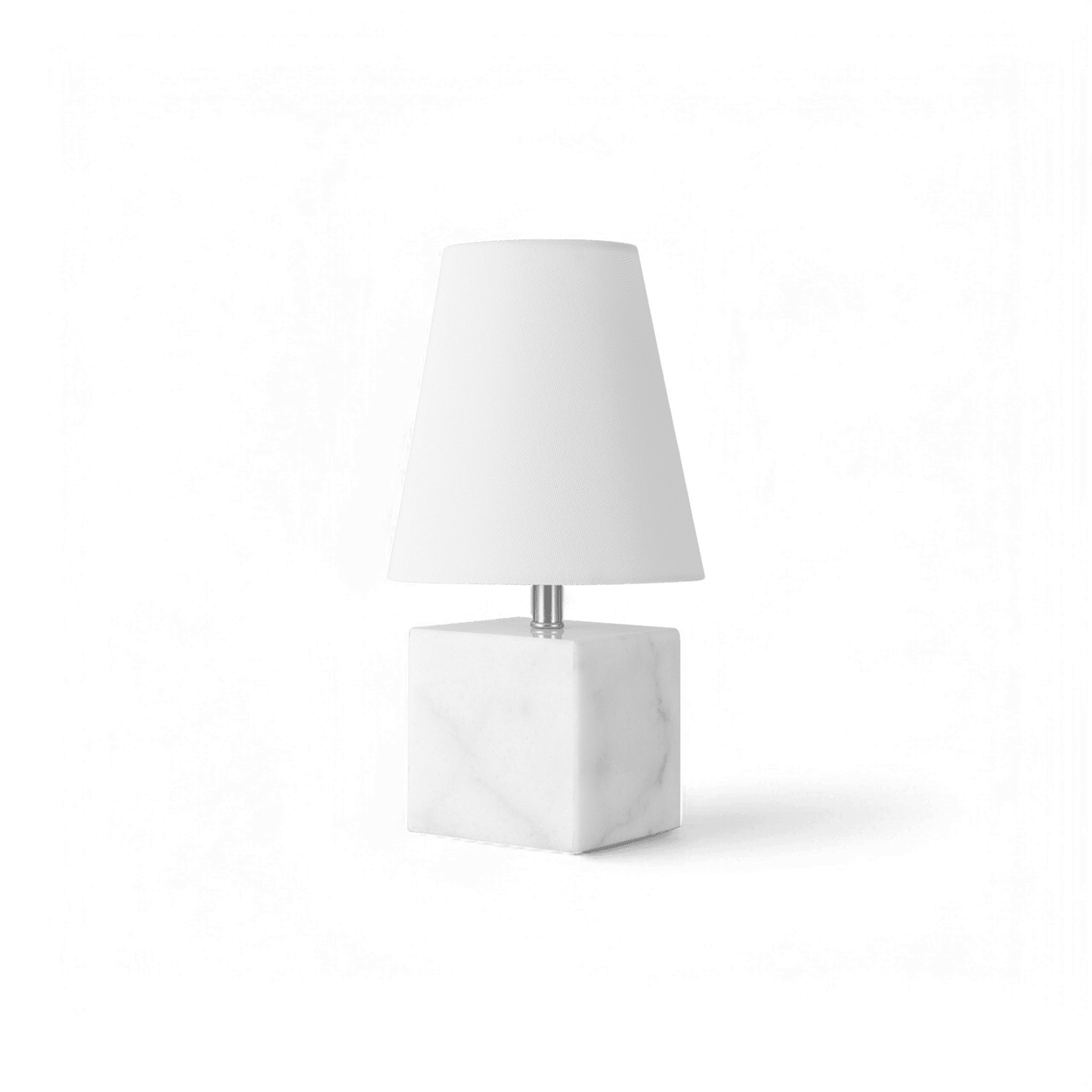 Lampe de table Arbor blanche et marbre