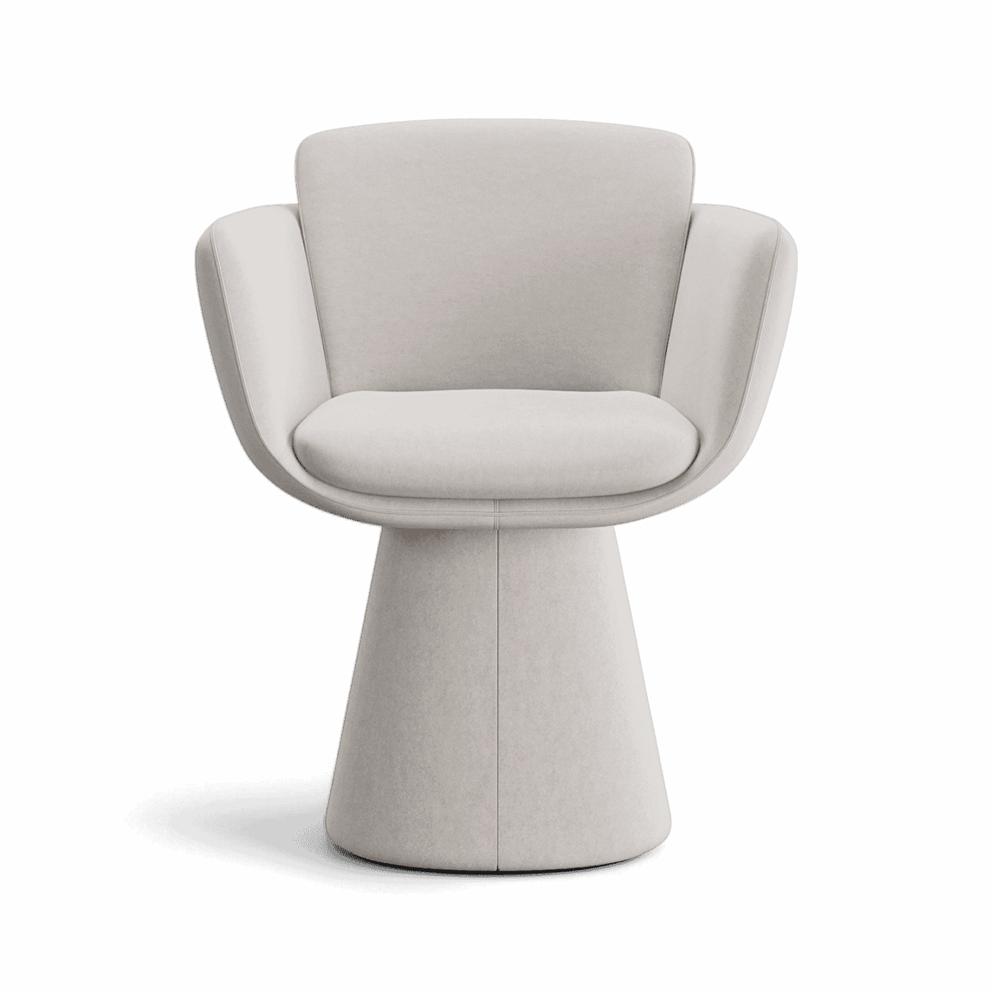 Chaise de salle à manger pivotante Dune beige