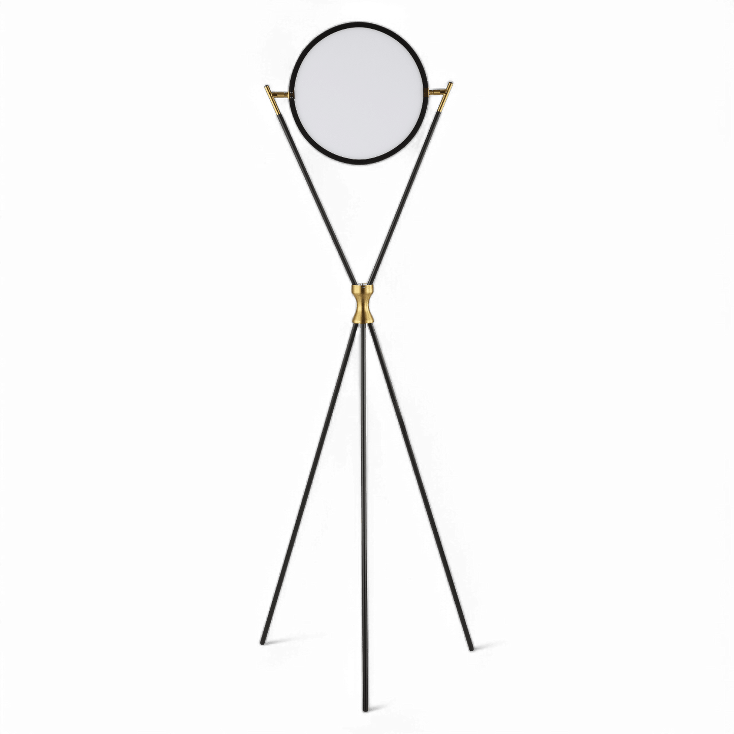 Lampadaire Eldra Noir et Or
