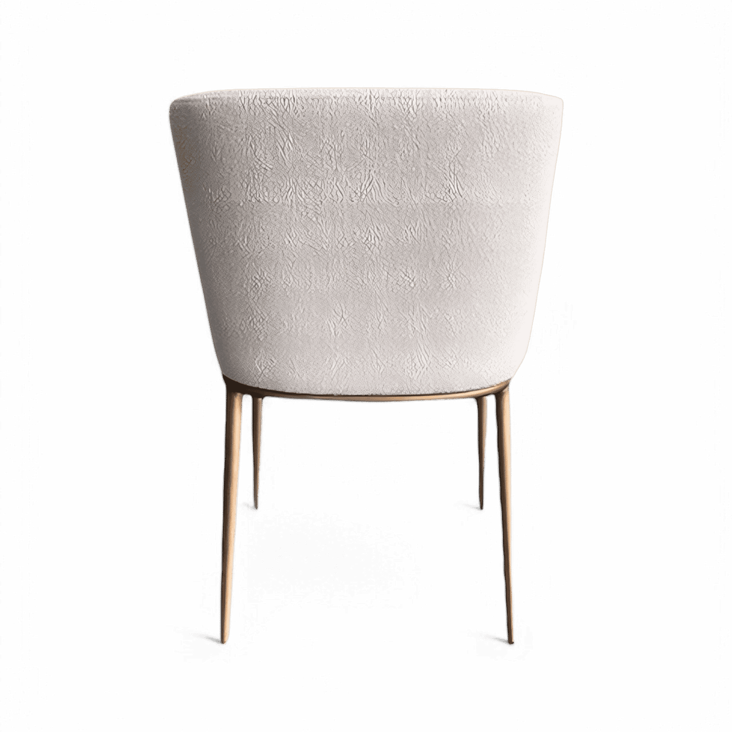 Chaise de salle à manger Jade Boucle blanche