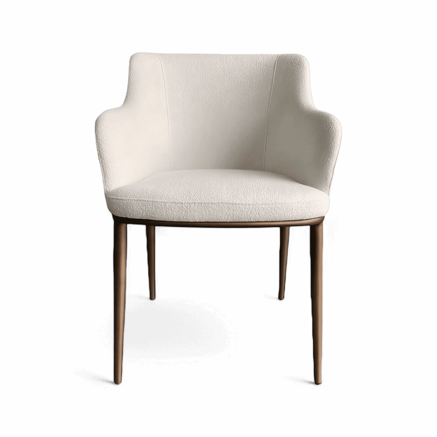 Chaise de salle à manger Jade Boucle blanche