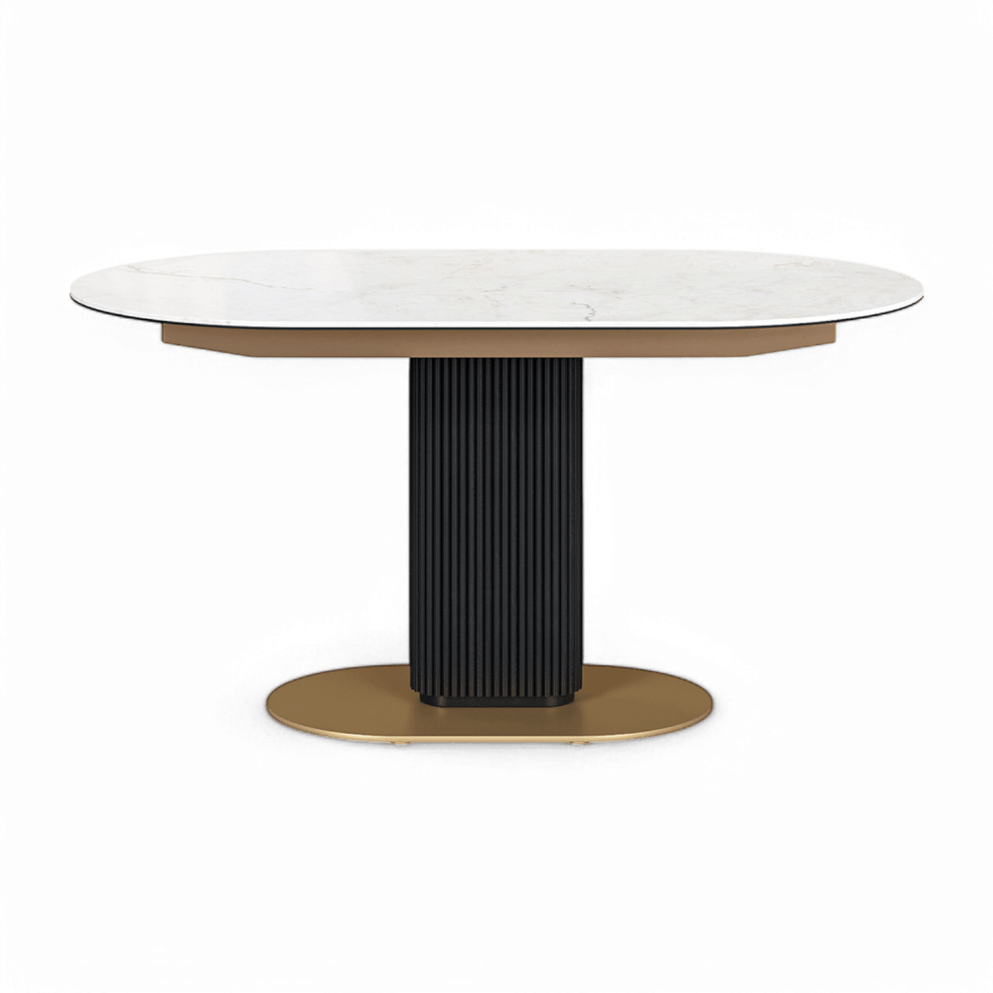 Table à manger extensible Luna blanche