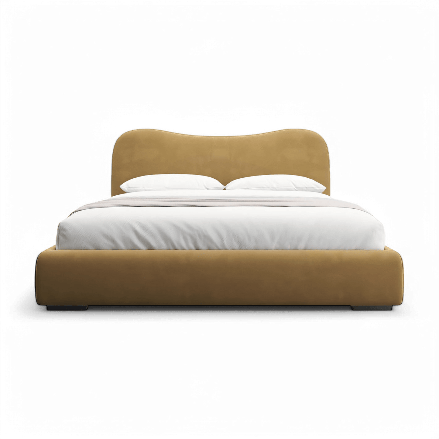 Lit Nido en velours camel