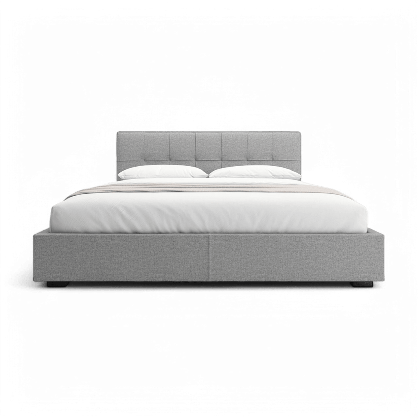 Lit en tissu Oliver gris