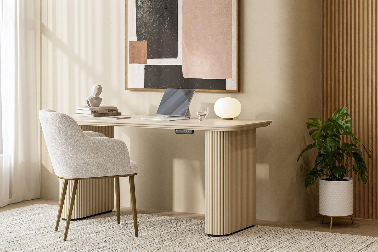 Bureau Oxford en albâtre