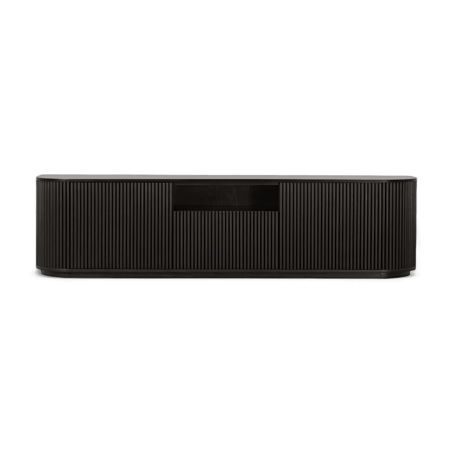 Meuble TV Oxford en bois noir