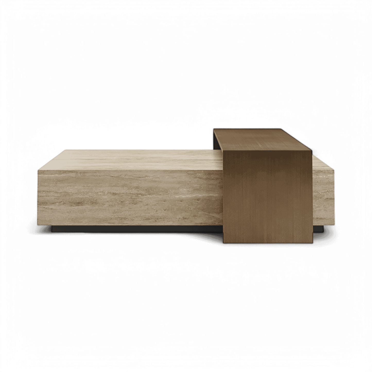Table basse Roma en travertin
