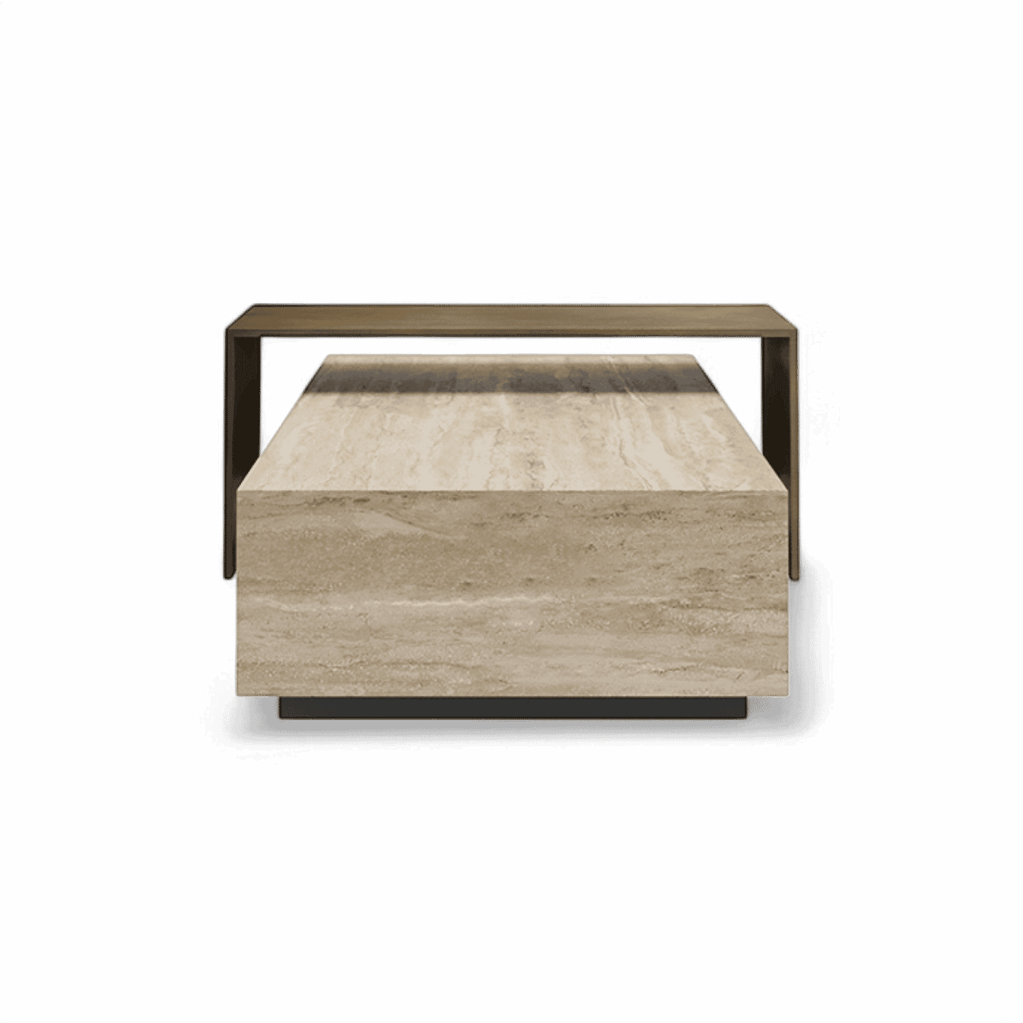Table basse Roma en travertin