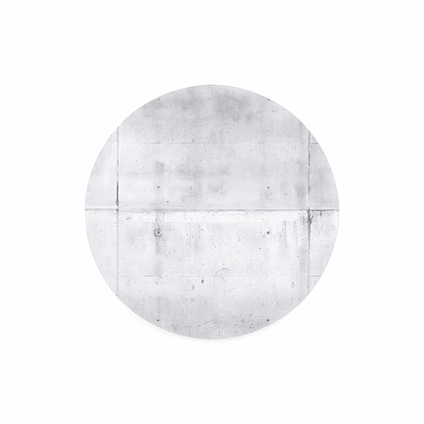Insert de set de table Couture rond en béton