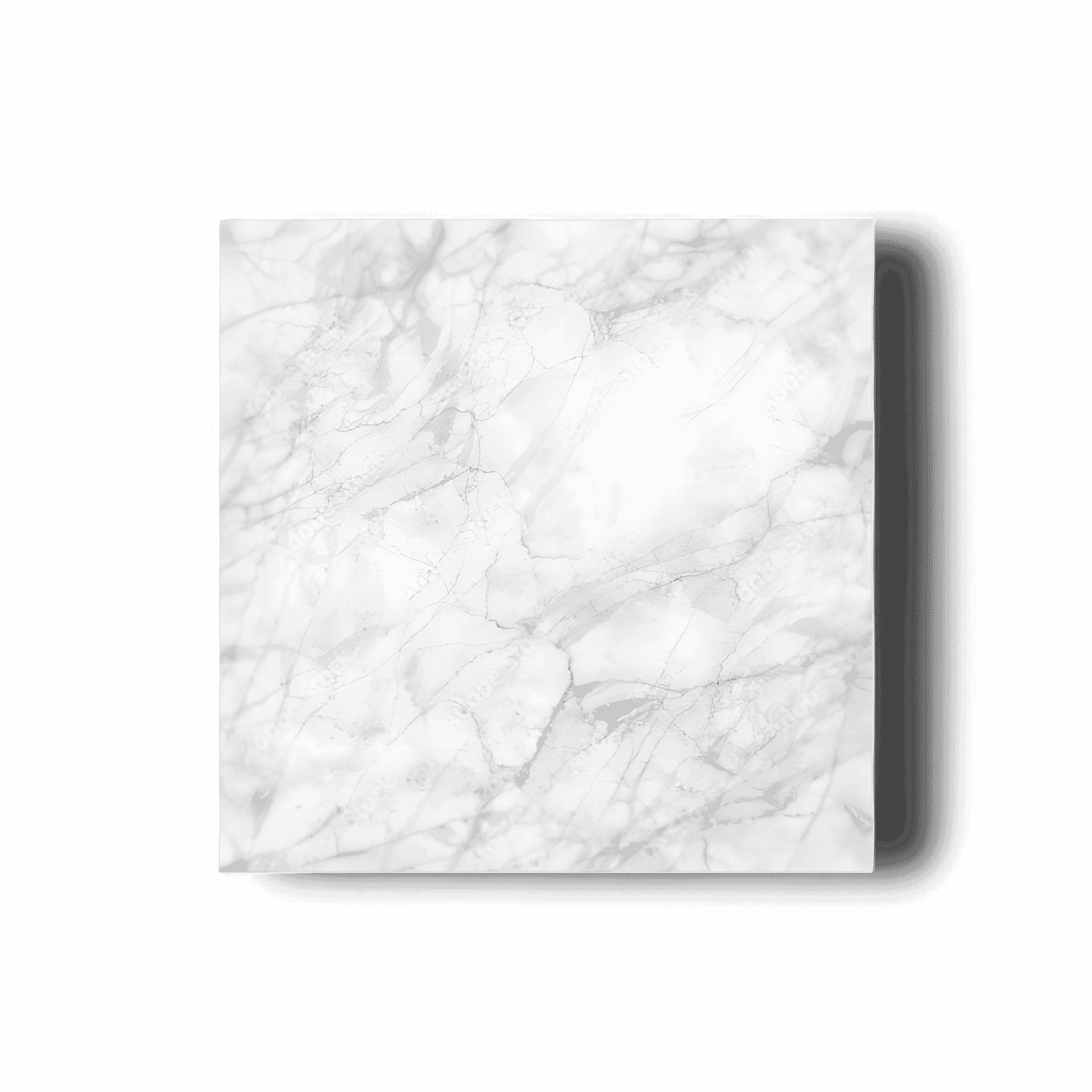 Insert de set de table Couture carré en marbre