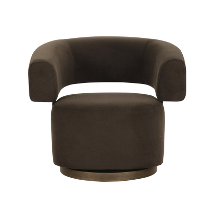 Fauteuil Bruna marron