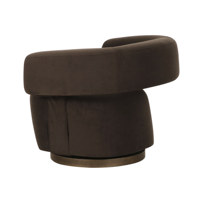 Fauteuil Bruna marron