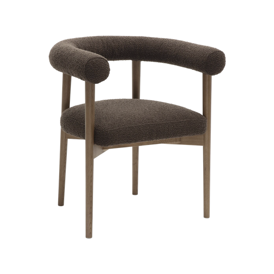 Chaise de salle à manger Bruna marron