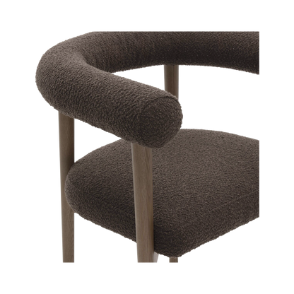 Chaise de salle à manger Bruna marron