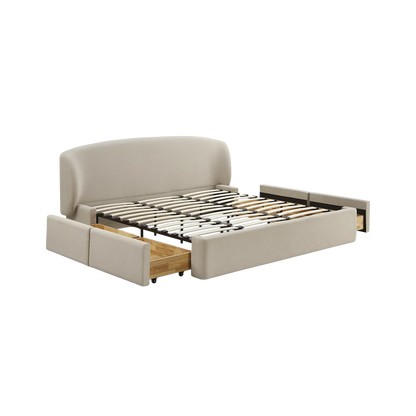 Lit Queen Capri Crème