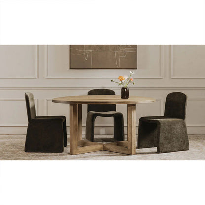 Chaise de salle à manger Kuna verte