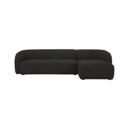 Canapé d'angle Nomad Black Boucle