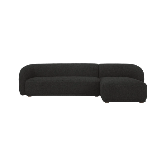 Canapé d'angle Nomad Black Boucle