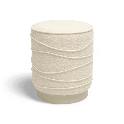 Pouf Crest Cream Boucle