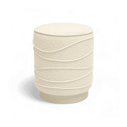 Pouf Crest Cream Boucle