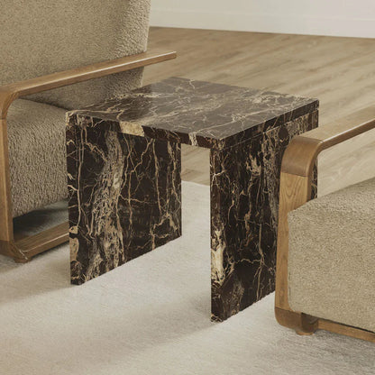 Table d'appoint Obsidian Rouge
