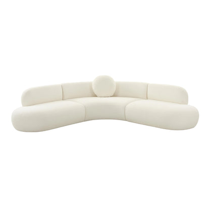 Canapé sectionnel Horizon Beige Boucle