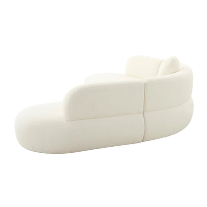 Canapé sectionnel Horizon Beige Boucle
