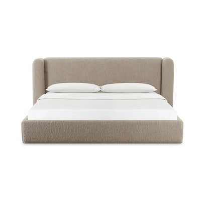 Lit king size Vienna Tan Boucle