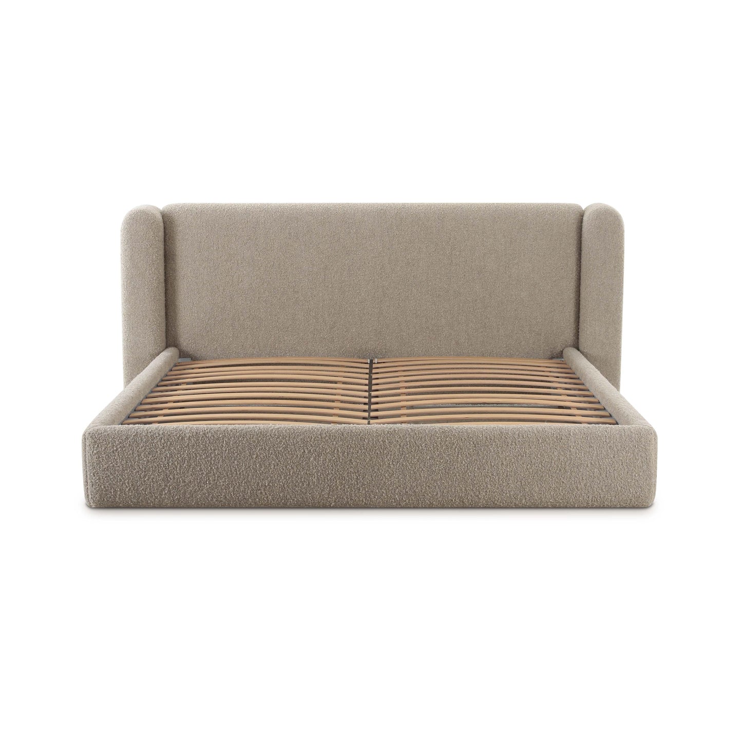 Lit king size Vienna Tan Boucle