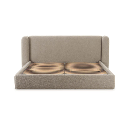 Lit king size Vienna Tan Boucle