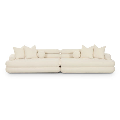 Canapé modulable Niko Cream Boucle