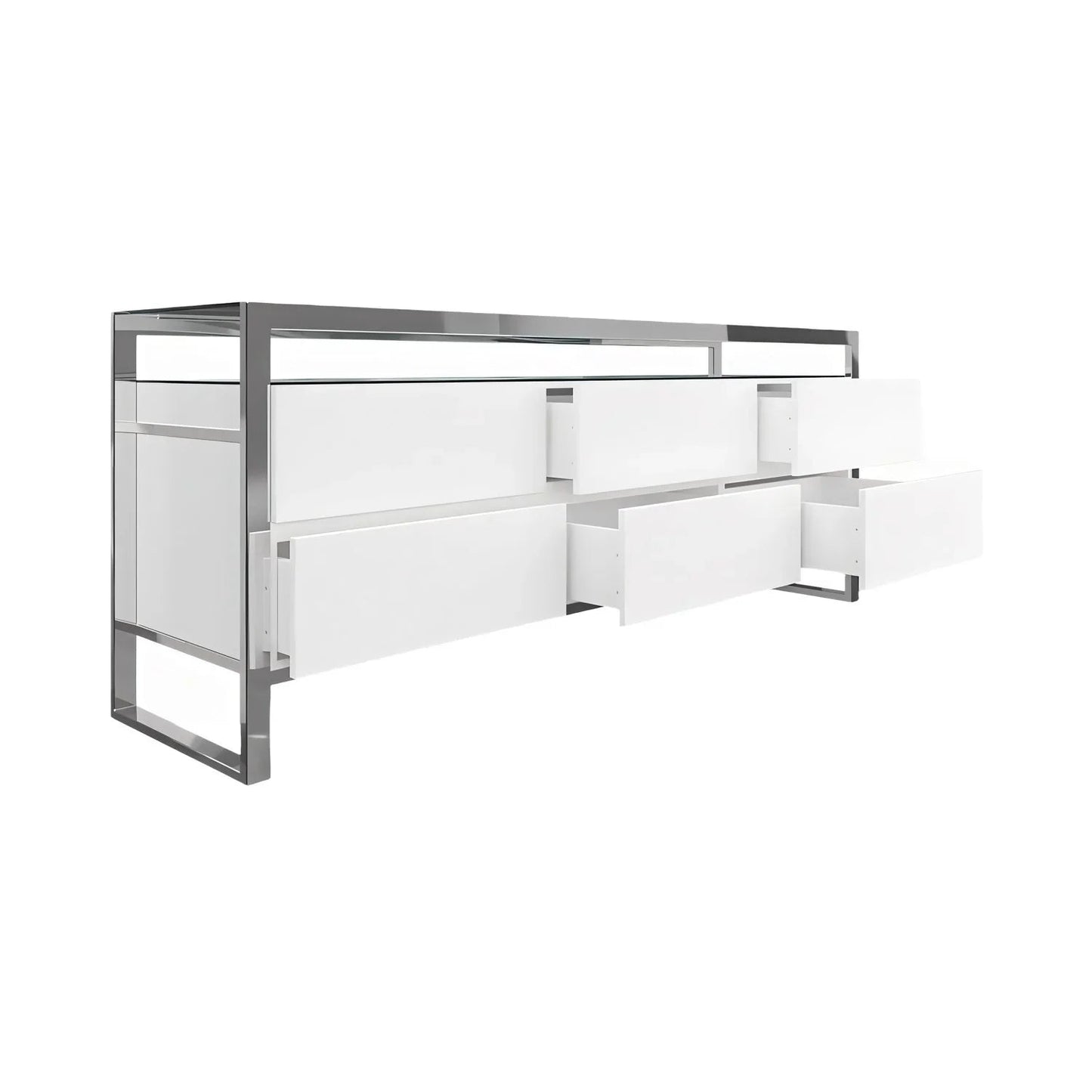 Commode Bari blanche 