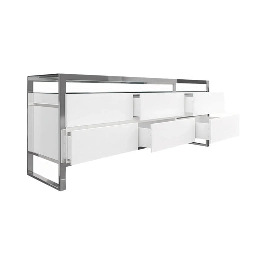 Commode Bari blanche 