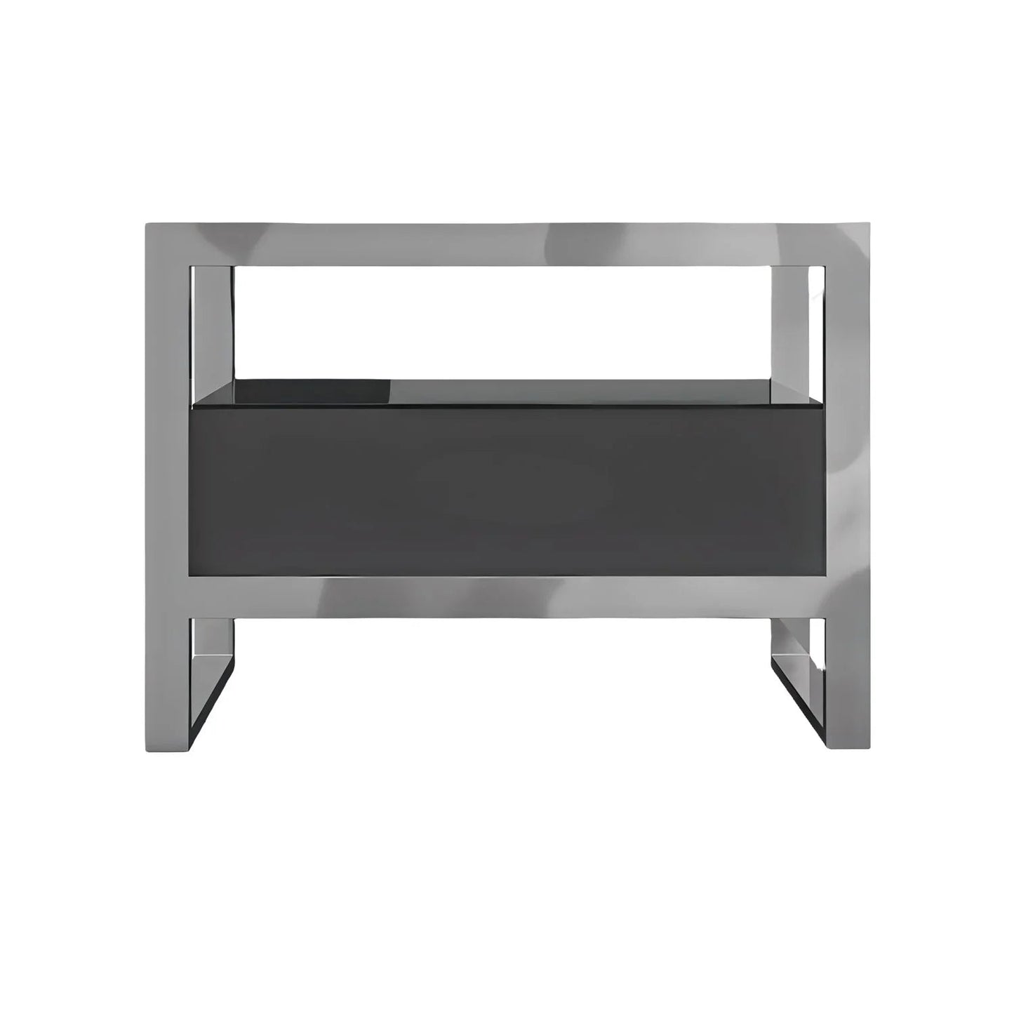 Table de chevet Bari grise