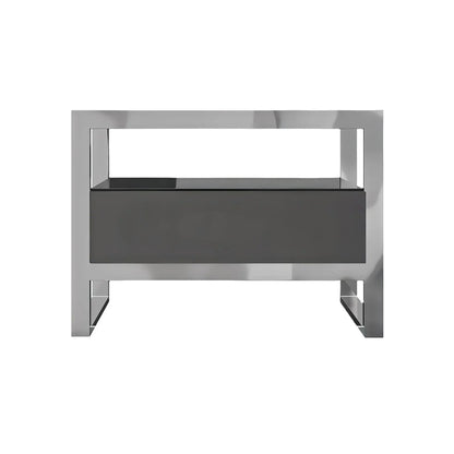 Table de chevet Bari grise