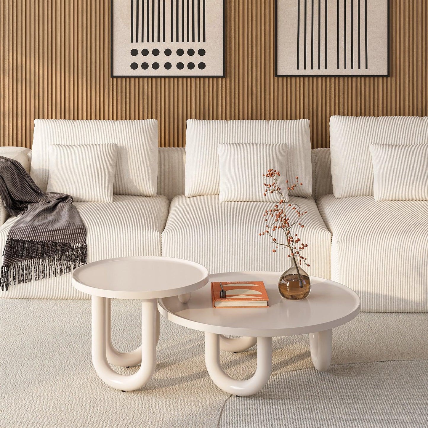 Table basse Cielo Albâtre